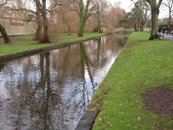 River Itchen in Winchester before improvements