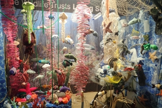 Knitted marine species for Guardians of the Deep © Kent Wildlife Trust