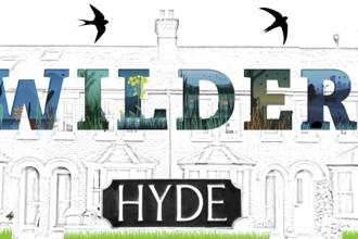 Wilder hyde logo showing a drawing of residential street with Wilder lettering superimposed.