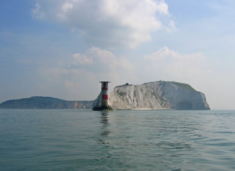 The Needles Lighthouse on the Isle of Wight