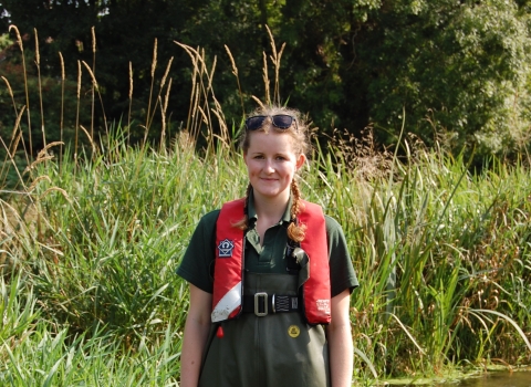 Laura Goble, Trainee Ecologist in 2016