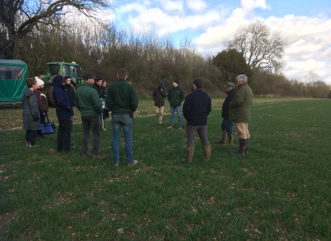 Wallop Brook farms receiving soil training
