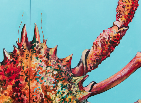 Spider crab mural by ATM Street Art © Siân Addison