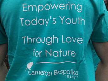 Young Naturalists Cameron Bespolka Trust tshirt