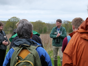 Jamie Marsh giving tour of Wilder Little Duxmore