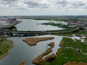 The River Test near its mouth in Southampton © 'Donny's River Test Walk' Short Film