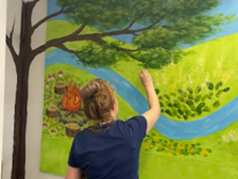 Leaf display @Knightwood Primary School