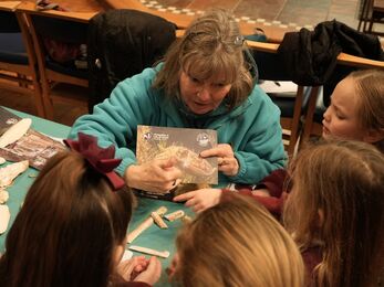 Nicky Thomas assisting leading on the Calshot intertidal survey 