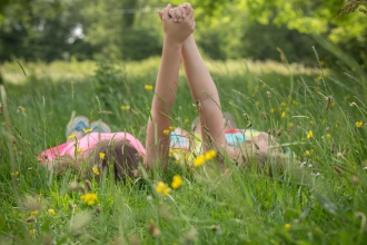 Children in grass © catherinejenkins.com