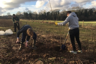 Winchester College volunteers