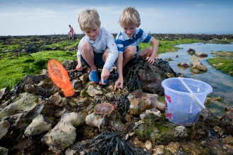 Rock pooling © Matthew Roberts