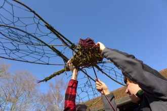 Young Naturalists attaching dragonfly legs 2 © T Standish