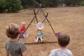 Blashford Wild Days Out catapult challenge