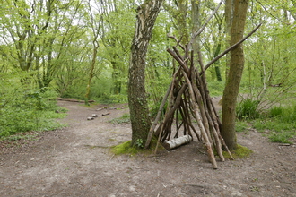 Den building at Swanwick Lakes