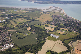 Aerial image of Keyhaven and the surrounding area