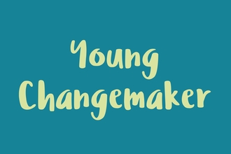 text that says Young changemaker