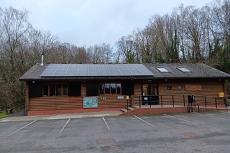 Swanwick Lake Nature Reserve solar panels 