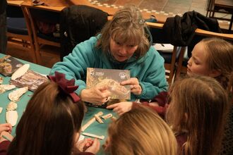 Nicky Thomas assisting leading on the Calshot intertidal survey 