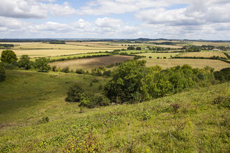 A view from Broughton Down Nature Reserve @ Mike Read 