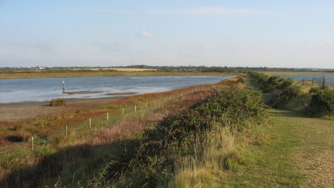 Keyhaven Seawall & Lagoon, by Bob Chapman