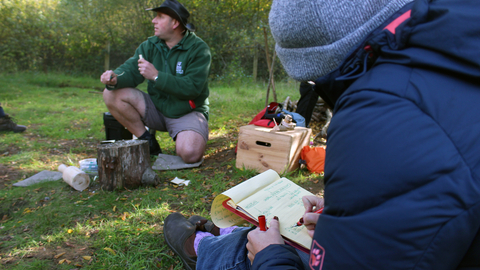 Forest School training © Lianne de Mello