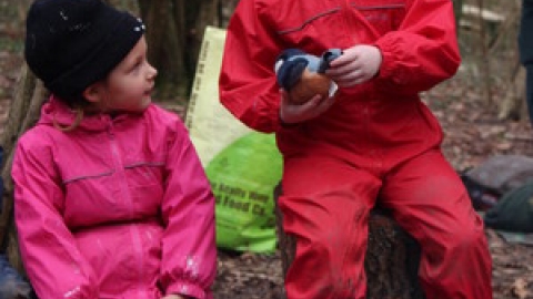 Forest School Children by Lianne de Mello