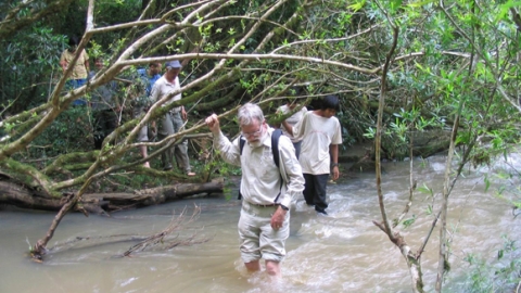Sir Ghillean Prance in the Amazon