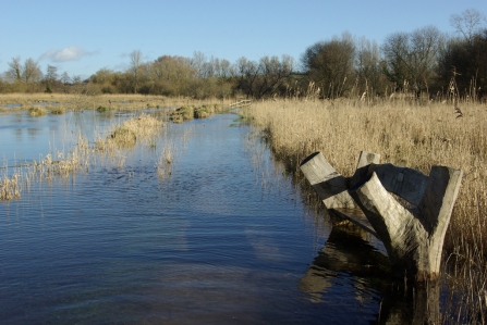 Winnall Moors flooded