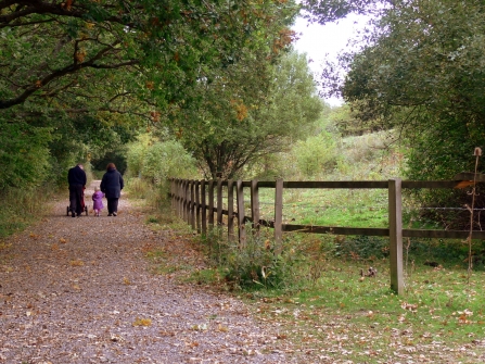 Walking at Swanwick Lakes