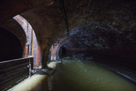 The River Fleet hidden in the sewers of central London © Getty Images
