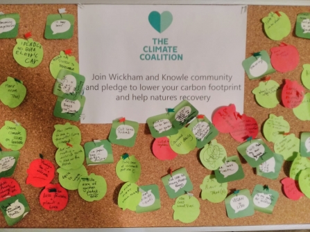 Wickham and Knowle Climate Action Group Pledges Collected