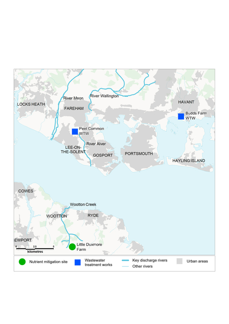 Mitigation sites map