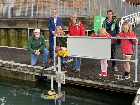 East Cowes seabin launch with Boatfolk and DP World