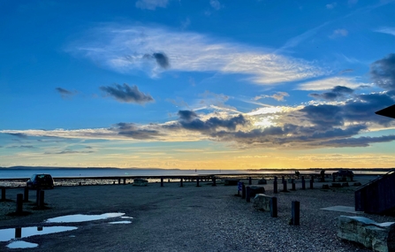 Lepe survey sunset