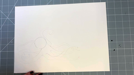 Step 4b octopus drawing