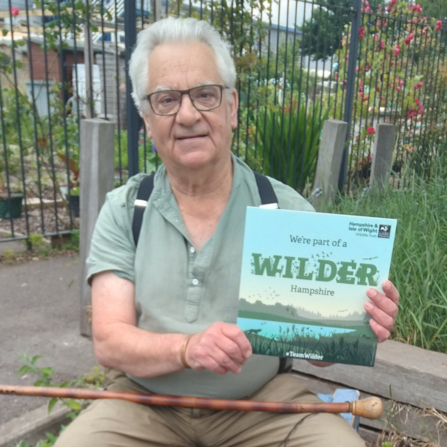 Michael O’Leary holding Wilder plaque