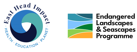 Two logos side by side - East Head Impact and Endangered Landscapes & Seascapes Programme