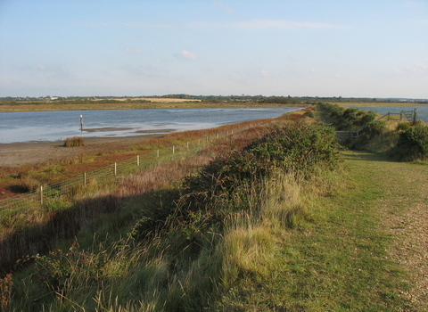 Keyhaven Seawall & Lagoon, by Bob Chapman