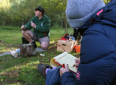 Forest School training © Lianne de Mello