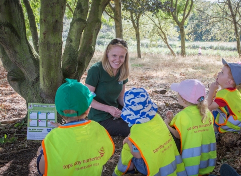 Sharing the Go Wild Guide with a local nursery group
