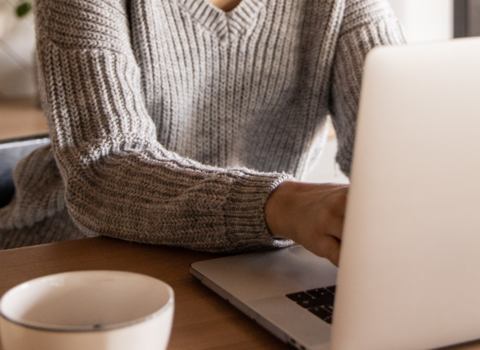 Woman on laptop 