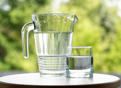 Jug of water with glass © K V Kirrilov