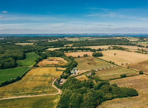 Wilder Little Duxmore drone view