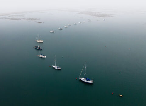 Boats in the Solent
